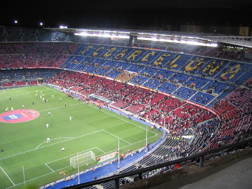 Camp Nou, stadio del Barcellona, fonte Flickr