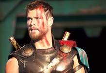 Chris Hemsworth in Thor Ragnarok, fonte Walt Disney Studios Motion Pictures