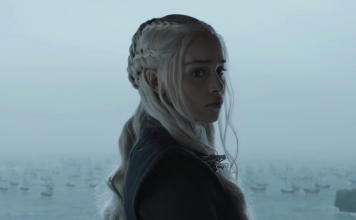 Daenerys Targaryen (Emilia Clarke) in Stormborn, Game of Thrones 7x02, fonte screenshot youtube