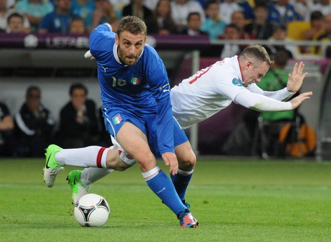 Daniele De Rossi, fonte By Football.ua, CC BY-SA 3.0, https://commons.wikimedia.org/w/index.php?curid=20029518