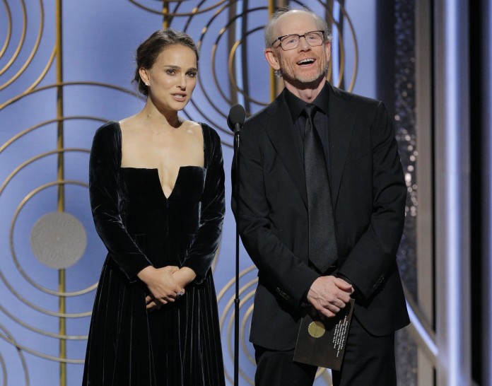 Natalie Portman e Ron Howard. Fonte: PopSugar