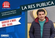 Giovedì 4 marzo 2021 ospite de 'La Res Publica' il regista Andrea Valentino