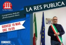 Raffaele Bene, Sindaco di Casoria, di nuovo ospite a 'La Res Publica' giovedì 18 marzo 2021